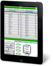iPad with Soccer Scout screen